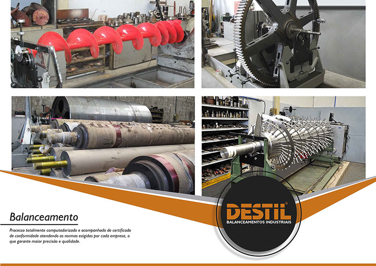 Balanceamento - Processo totalmente computadorizado e acompanhado de certificado de conformidade atendendo as normas exigidas por cada empresa.